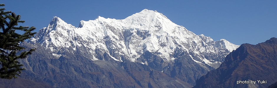 ネパール・ランタンリルン遠景